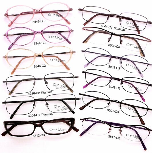 Optiluxe optical eyewear frames