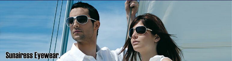 Azzaro designer sunglasses and Optiluxe prescription eyeglasses
